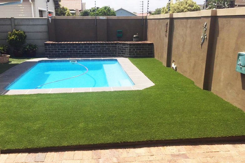 Cape Town 30mm Artificial Grass 5m x 4m Garden Plastic Green Lawn Astro Turf 