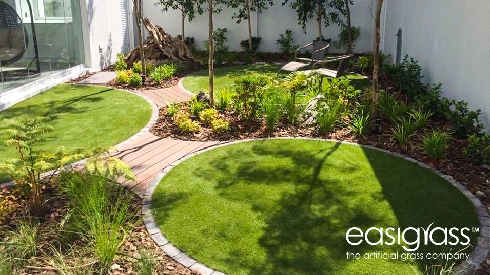 Small Garden with Artificial grass