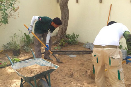 artificial grass installation process 01