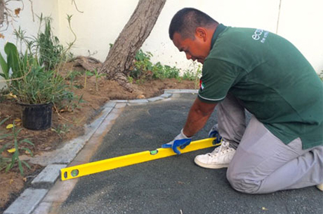 artificial grass installation process 07