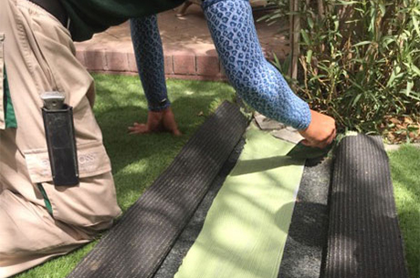 artificial grass installation process 09