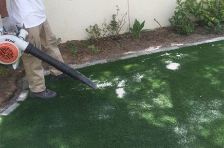 artificial grass installation process 13