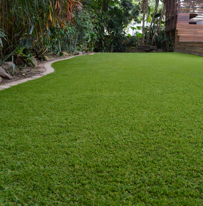 artificial grass lush garden