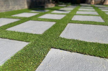 artificial grass pavement blocks