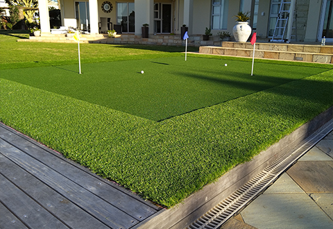 artificial grass putting green